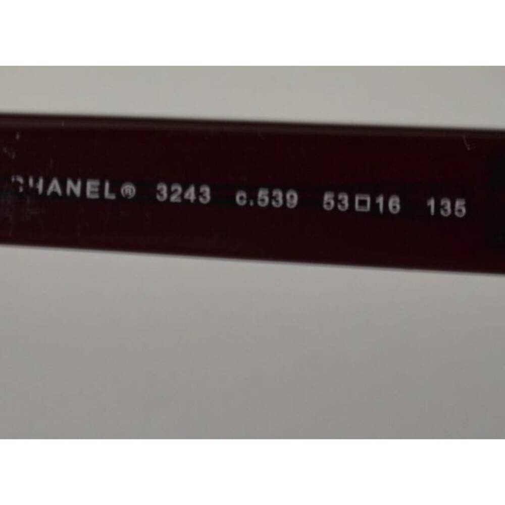 CHANEL 3243 c.539 Tweed Bordeaux Brown Red Eyeglasses Frames Italy 53-16-135 - Picture 10 of 15